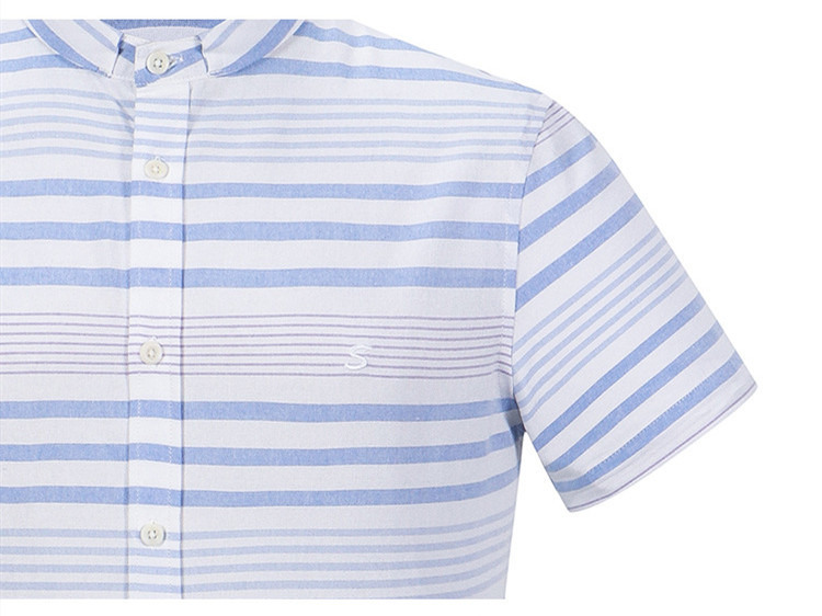 Αντιεπιληπτικό Custom Logo Button Up Short Sleeve 100% βαμβάκι Παιδικά πουκάμισο Παιδιά πουκάμισο